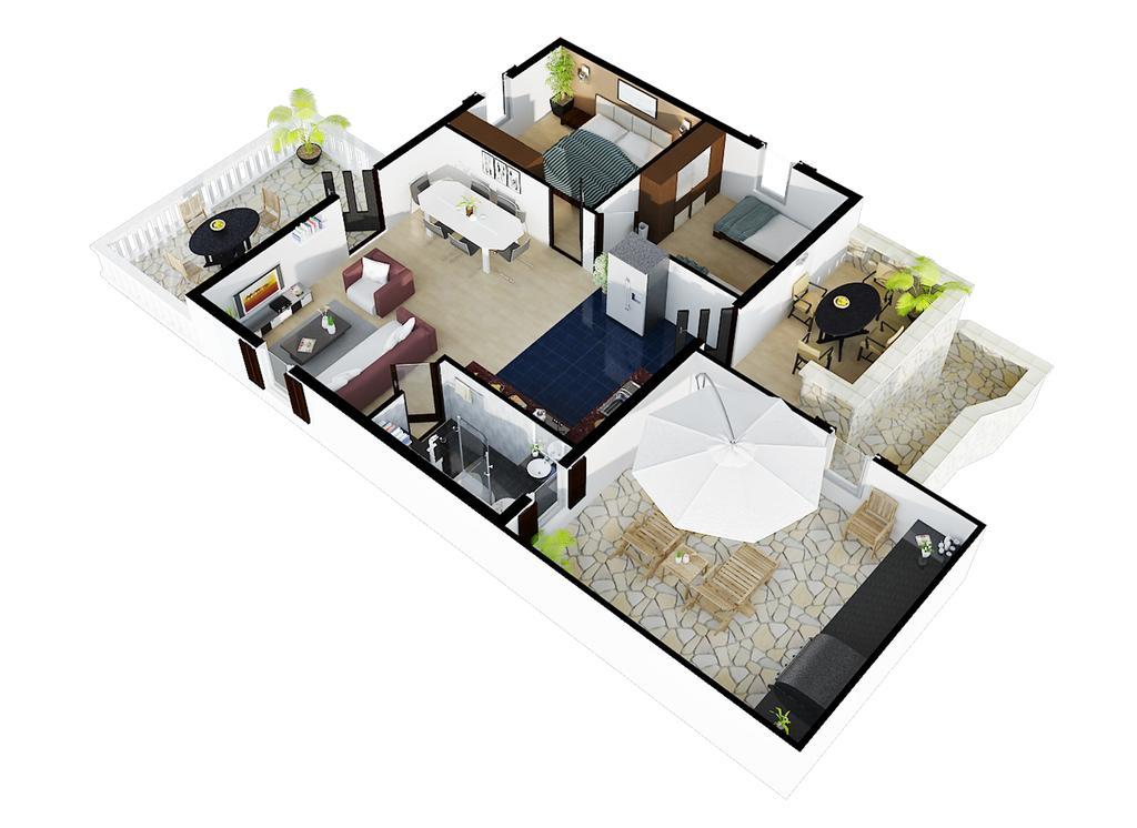 Villa More 3 Apartments A-10, A-11 And A-12 , 4-4-6 Beds Bobovisca Exterior photo
